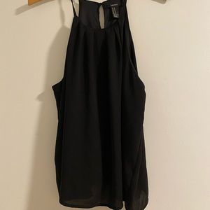Black Halter Top